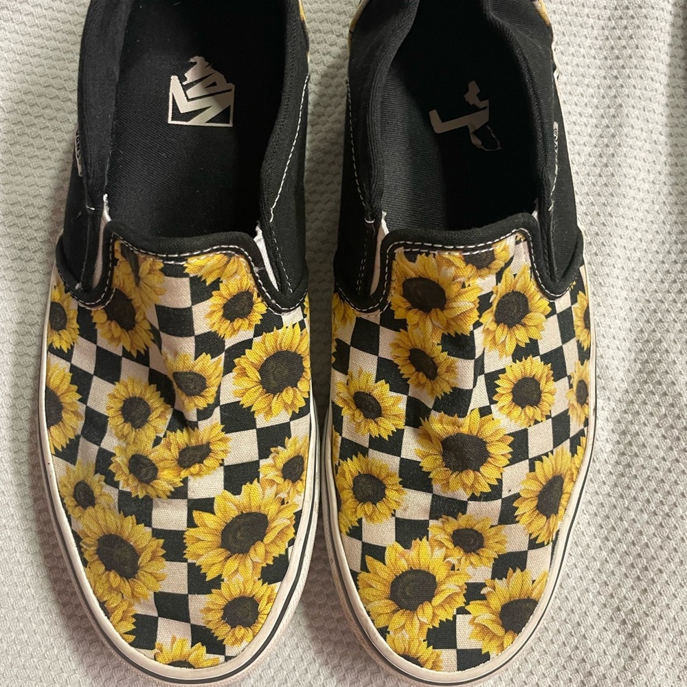 Vans Sunflower Collection Slip-ons